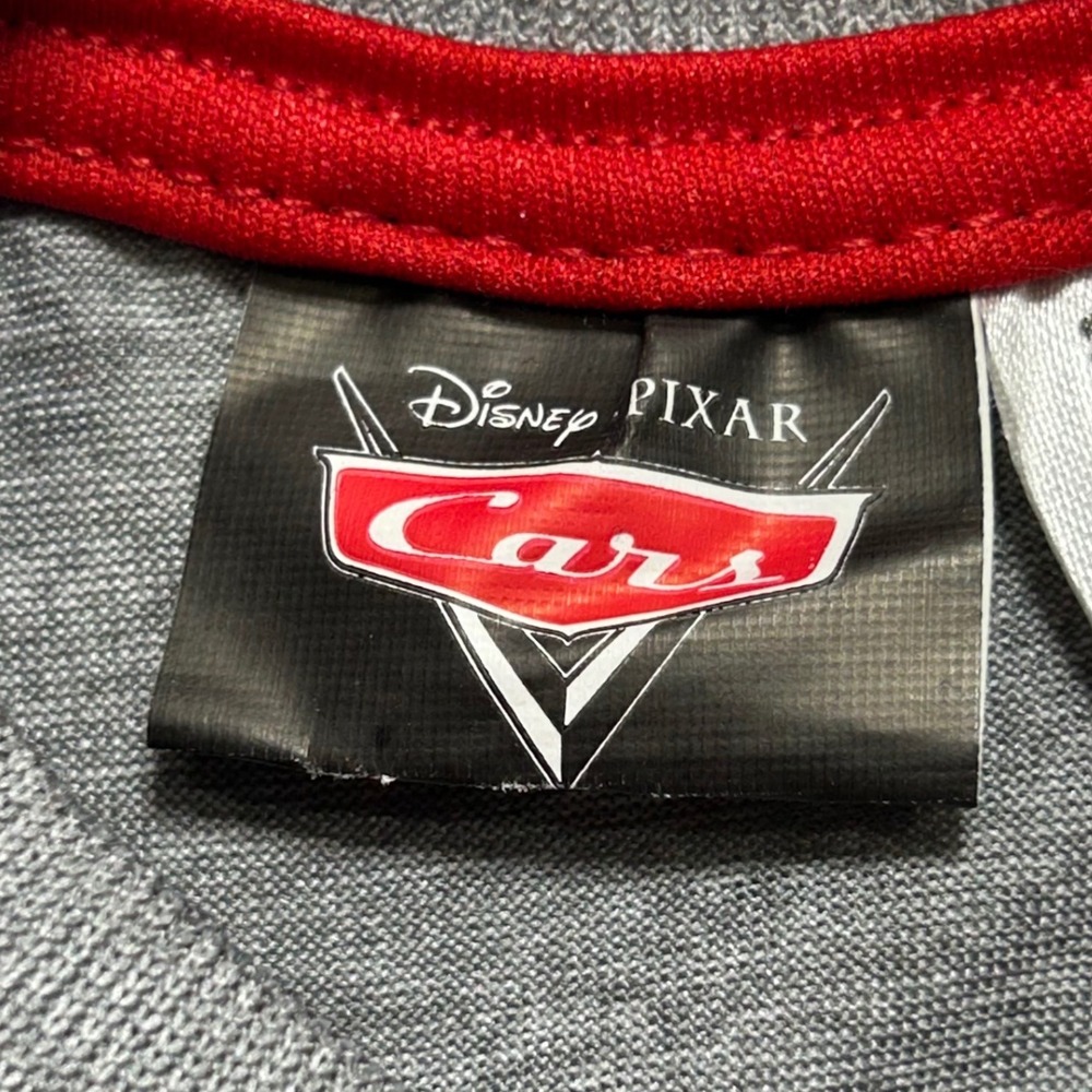 Kids Disney Pixar‎ Cars Lightning McQueen Raglan T-Shirt Size 2T Graphic Tee - Picture 5 of 7